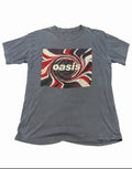 Vintage 90s Oasis Union Jack Swirl T Shirt